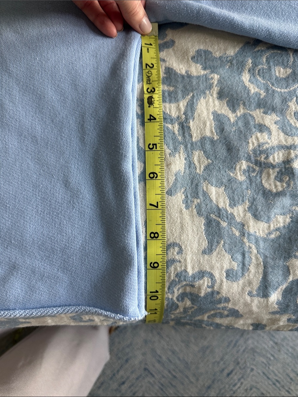ALO Yoga Light Sky Blue Cropped Hoodie - Picture 7 of 7